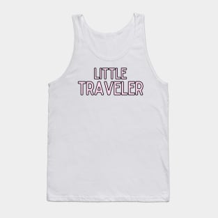 Little Traveler - Pink Travel Design Tank Top